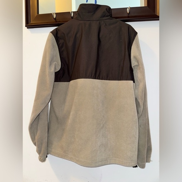 Women's Columbia Zip Front Fleece Tan And Brown Size Medium - Picture 5 of 6
